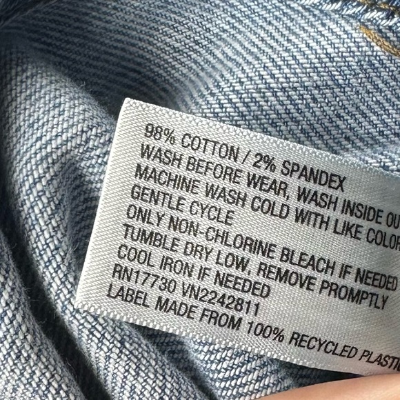 Wild Fable Distressed Raw Hem Overall Shorts Size XL - Picture 5 of 6